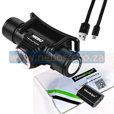 Ne7001 NEBO Transcent 1k Rechargeable Headlamp Ne7001 NEBO Transcent 1k Rechargeable Headlamp